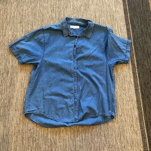 Blue Madewell Button up